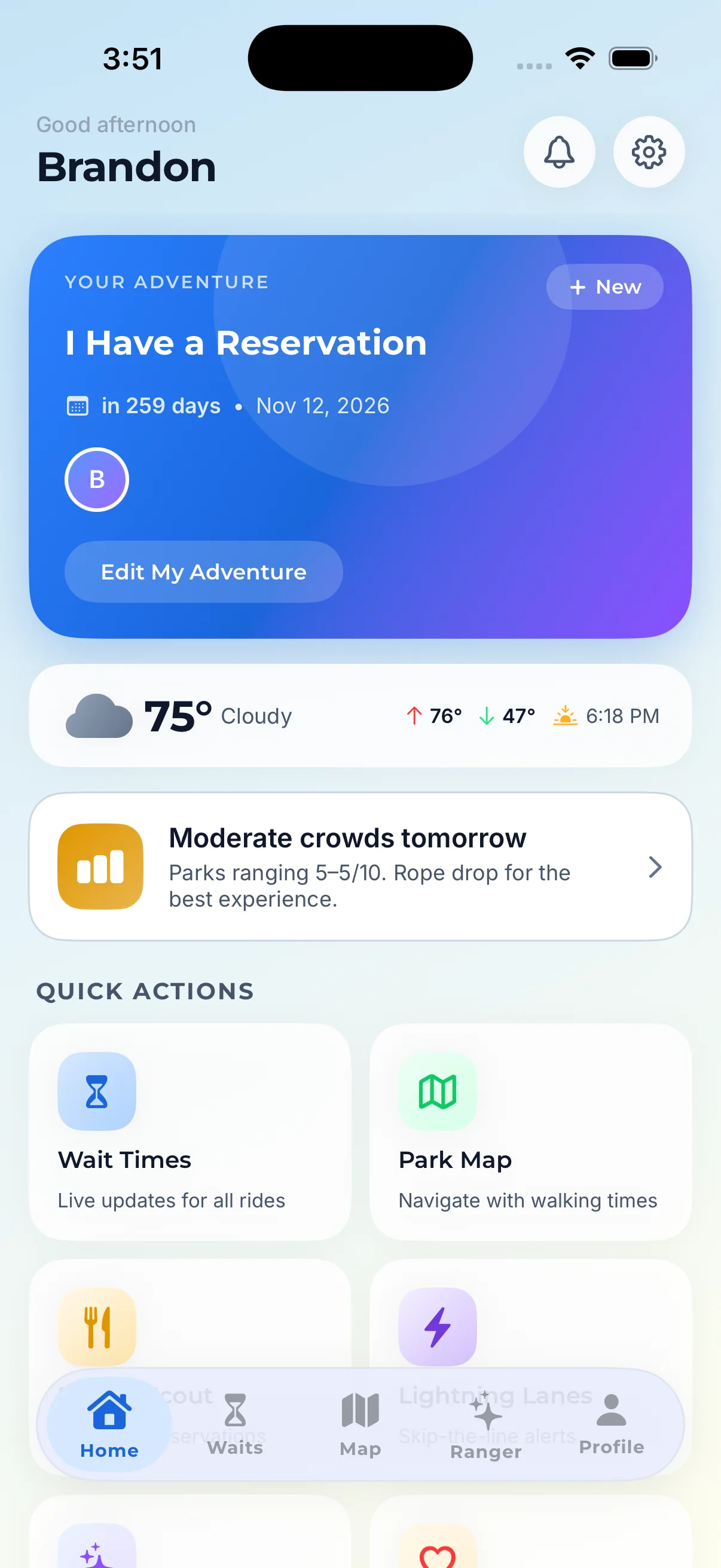 Rope Drop Hero current home screen